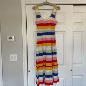 J Crew Rainbow Stripe Maxi GUC